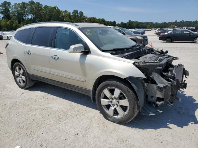 1GNKRJKD1FJ370078 - 2015 CHEVROLET TRAVERSE LTZ BEIGE photo 4