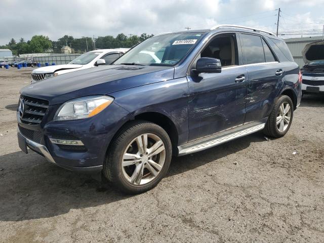 4JGDA5HB7EA389301 - 2014 MERCEDES-BENZ ML 350 4MATIC BLUE photo 1