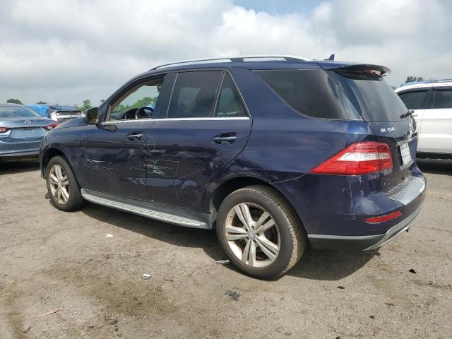 4JGDA5HB7EA389301 - 2014 MERCEDES-BENZ ML 350 4MATIC BLUE photo 2