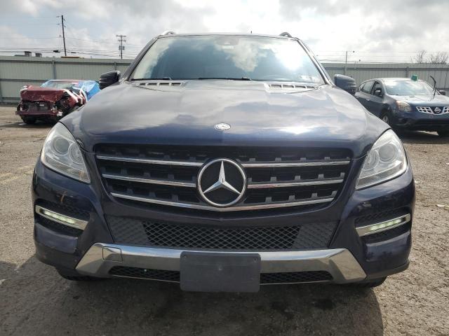 4JGDA5HB7EA389301 - 2014 MERCEDES-BENZ ML 350 4MATIC BLUE photo 5