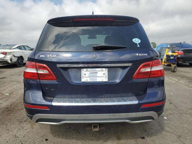 4JGDA5HB7EA389301 - 2014 MERCEDES-BENZ ML 350 4MATIC BLUE photo 6