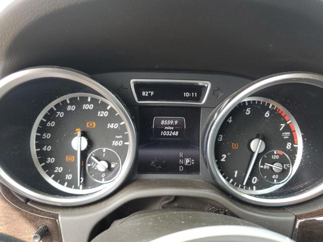 4JGDA5HB7EA389301 - 2014 MERCEDES-BENZ ML 350 4MATIC BLUE photo 9