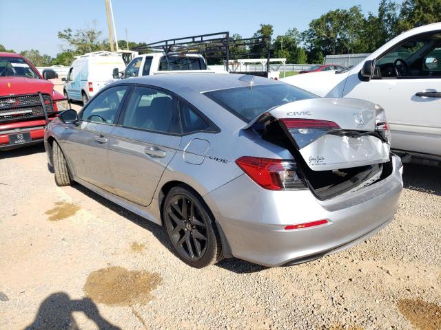 2HGFE2F50PH521379 - 2023 HONDA CIVIC SPORT ვერცხლისფერი ფოტო 2