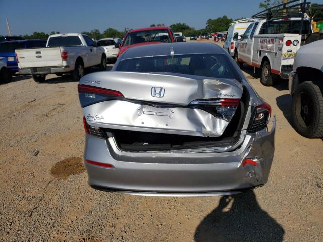 2HGFE2F50PH521379 - 2023 HONDA CIVIC SPORT ვერცხლისფერი ფოტო 6