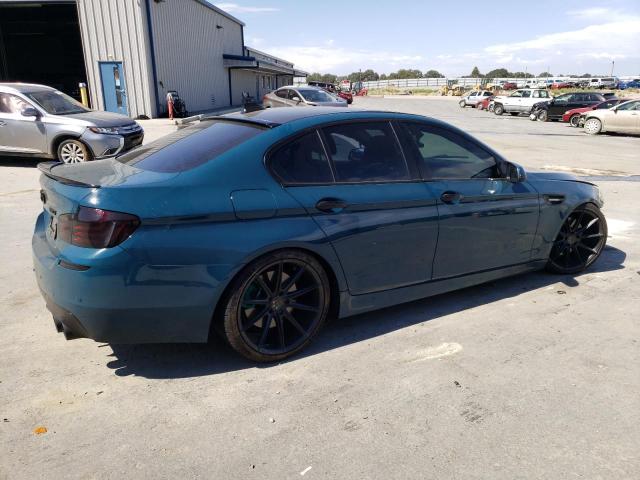 WBAKN9C59ED000615 - 2014 BMW 550 I TEAL photo 3