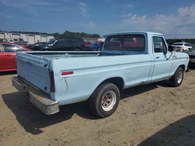 F10BLY43612 - 1977 FORD F-100 BLUE photo 3