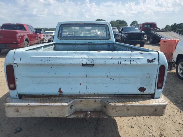 F10BLY43612 - 1977 FORD F-100 BLUE photo 6