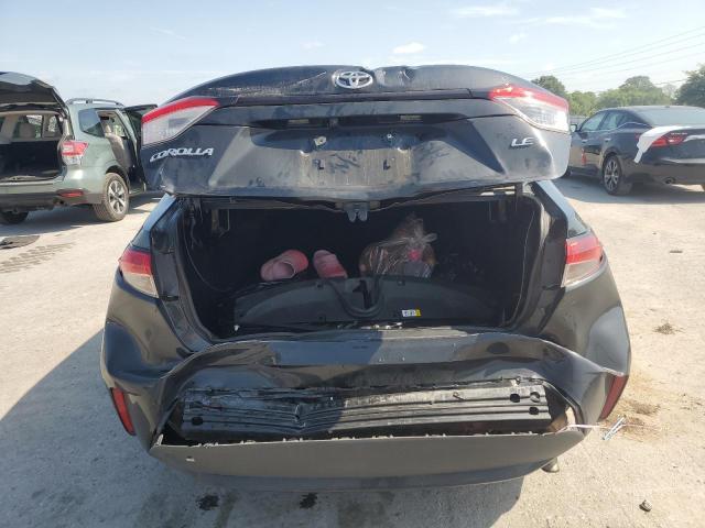 5YFEPMAE7MP248616 - 2021 TOYOTA COROLLA LE შავი ფოტო 6