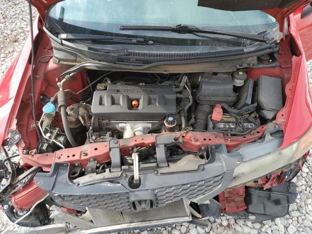 2HGFG3B59CH563419 - 2012 HONDA CIVIC LX RED photo 11