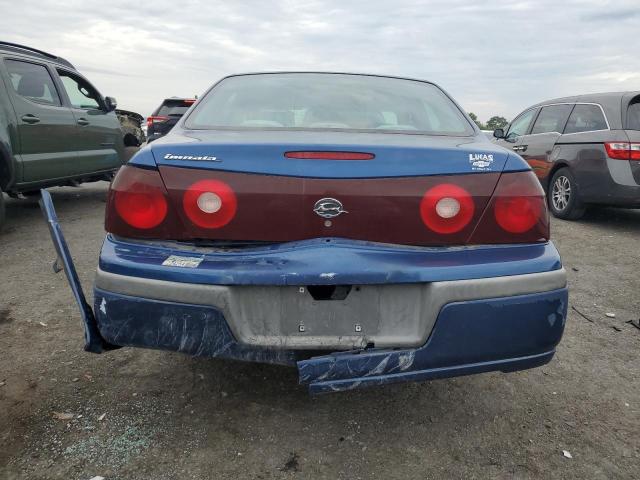 2G1WF52E239129990 - 2003 CHEVROLET IMPALA BLUE photo 6