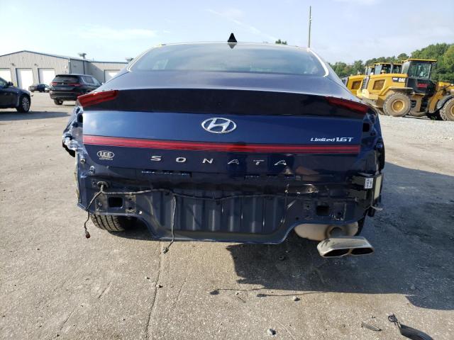 5NPEH4J29MH072250 - 2021 HYUNDAI SONATA LIMITED BLUE photo 6