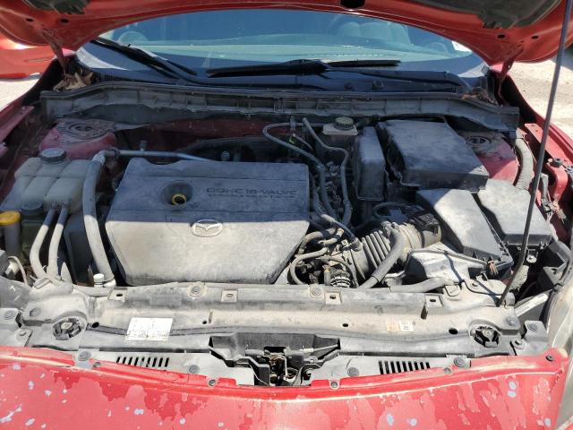JM1BL1S59A1167192 - 2010 MAZDA 3 S RED photo 11