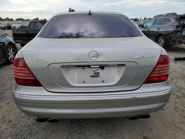 WDBNG74J73A357024 - 2003 MERCEDES-BENZ S 55 AMG SILVER photo 6