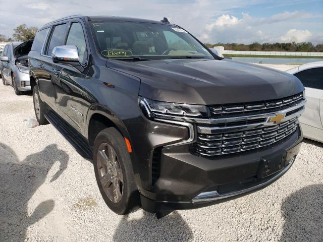 1GNSKFKT4MR321254 - 2021 CHEVROLET SUBURBAN K1500 PREMIER BROWN photo 1