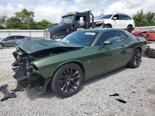 2C3CDZFJ5NH237290 - 2022 DODGE CHALLENGER R/T SCAT PACK GREEN photo 1