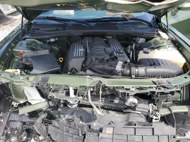2C3CDZFJ5NH237290 - 2022 DODGE CHALLENGER R/T SCAT PACK GREEN photo 11