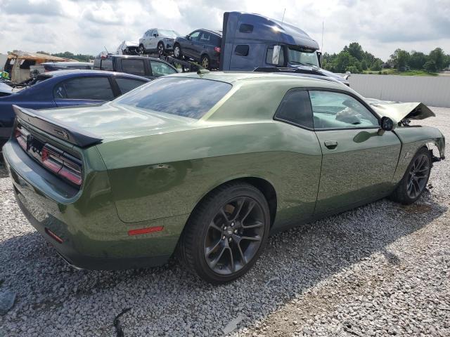 2C3CDZFJ5NH237290 - 2022 DODGE CHALLENGER R/T SCAT PACK GREEN photo 3