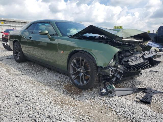 2C3CDZFJ5NH237290 - 2022 DODGE CHALLENGER R/T SCAT PACK GREEN photo 4