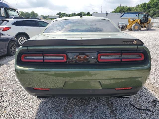 2C3CDZFJ5NH237290 - 2022 DODGE CHALLENGER R/T SCAT PACK GREEN photo 6