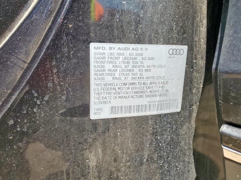 WA1VMAFE3FD009631 - 2015 AUDI Q7 TDI PRESTIGE 黑色 照片 13