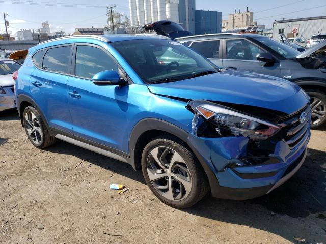 KM8J3CAL9JU714690 - 2018 HYUNDAI TUCSON SPORT BLUE photo 4