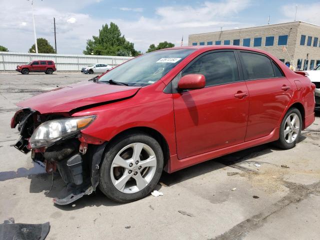 2T1BU4EE1BC609633 - 2011 TOYOTA COROLLA BASE RED photo 1