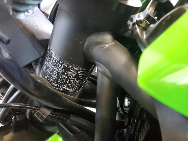 ML5EXEP11PDA96489 - 2023 KAWASAKI EX650 P GREEN photo 10