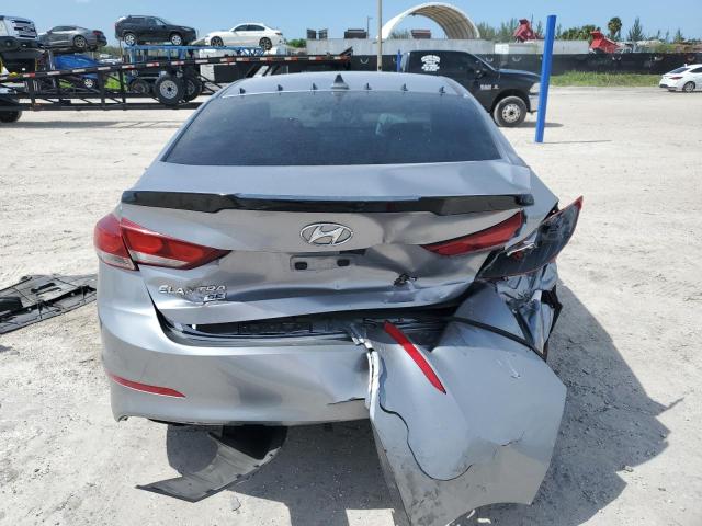 5NPD74LF2HH102399 - 2017 HYUNDAI ELANTRA SE SILVER photo 6