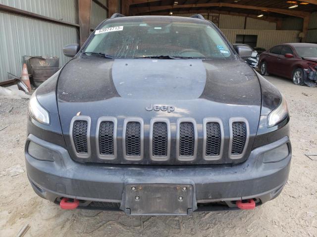 1C4PJMBS5FW778558 - 2015 JEEP CHEROKEE TRAILHAWK BLACK photo 5