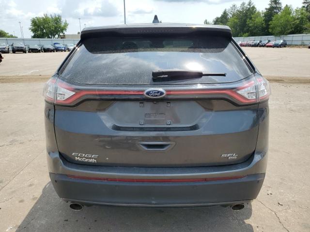 2FMPK4J87JBC10644 - 2018 FORD EDGE SEL GRAY photo 6