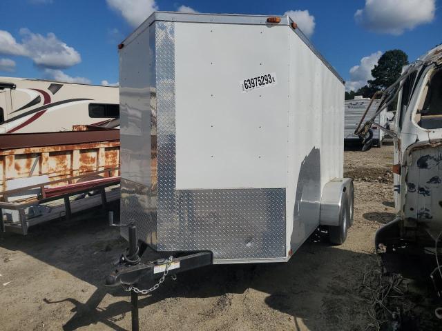 59N1E1224LB017831 - 2020 CARGO TRAILER WHITE photo 2