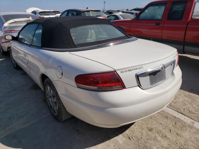 1C3EL65R54N176272 - 2004 CHRYSLER SEBRING LIMITED WHITE photo 3