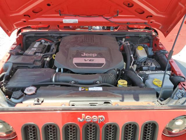 1C4BJWDG0FL754071 - 2015 JEEP WRANGLER U SPORT 红色 照片 11