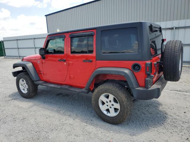 1C4BJWDG0FL754071 - 2015 JEEP WRANGLER U SPORT 红色 照片 2