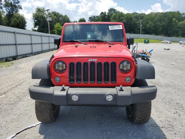 1C4BJWDG0FL754071 - 2015 JEEP WRANGLER U SPORT 红色 照片 5