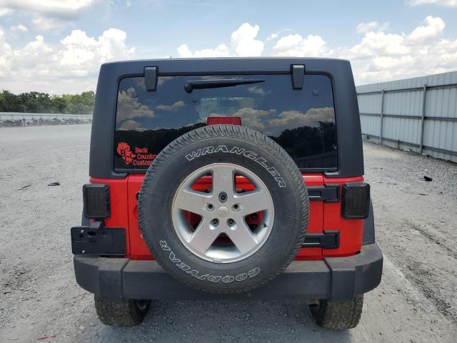 1C4BJWDG0FL754071 - 2015 JEEP WRANGLER U SPORT 红色 照片 6