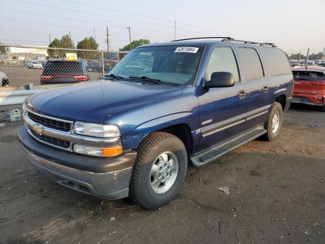 3GNFK16TXYG173714 - 2000 CHEVROLET SUBURBAN K1500 BLUE photo 1