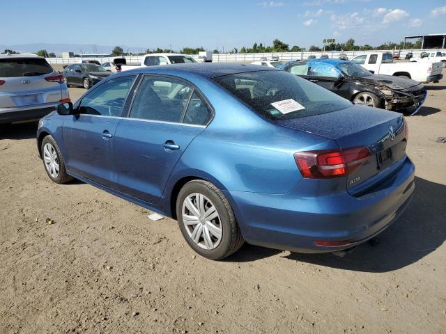 3VW2B7AJ3HM281672 - 2017 VOLKSWAGEN JETTA S BLUE photo 2