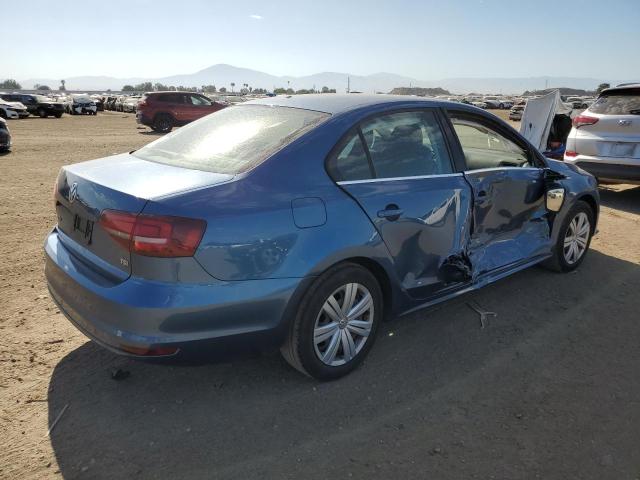 3VW2B7AJ3HM281672 - 2017 VOLKSWAGEN JETTA S BLUE photo 3