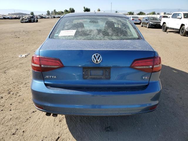 3VW2B7AJ3HM281672 - 2017 VOLKSWAGEN JETTA S BLUE photo 6