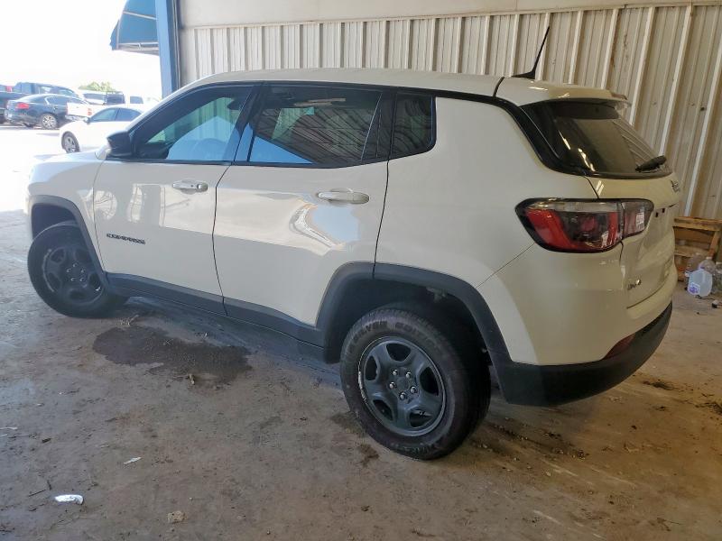 3C4NJDAB6LT105109 - 2020 JEEP COMPASS SPORT თეთრი ფოტო 2