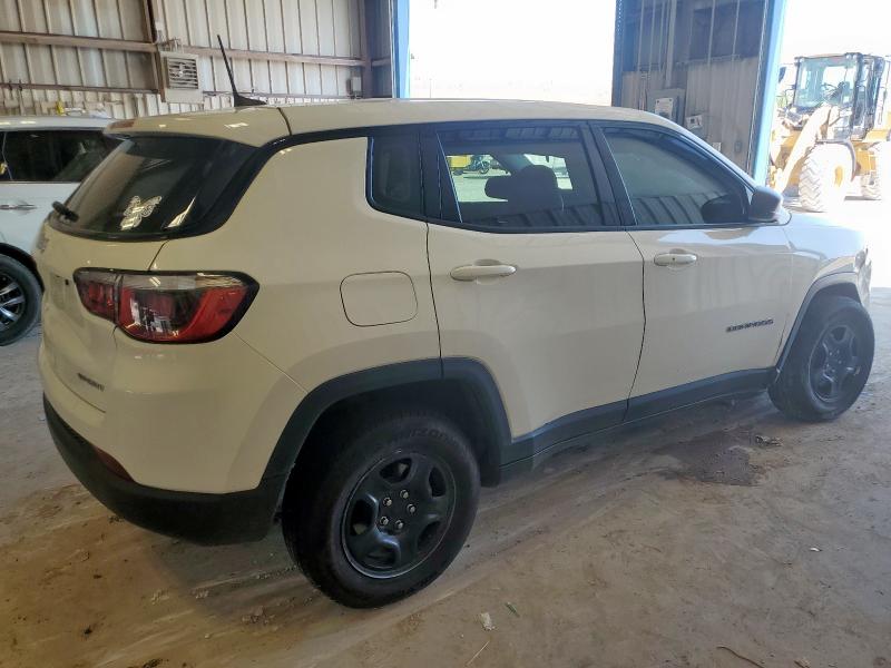 3C4NJDAB6LT105109 - 2020 JEEP COMPASS SPORT თეთრი ფოტო 3