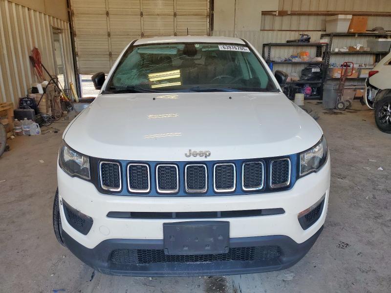 3C4NJDAB6LT105109 - 2020 JEEP COMPASS SPORT თეთრი ფოტო 5