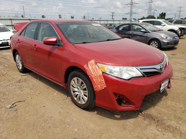 4T4BF1FK3ER387716 - 2014 TOYOTA CAMRY L RED photo 4