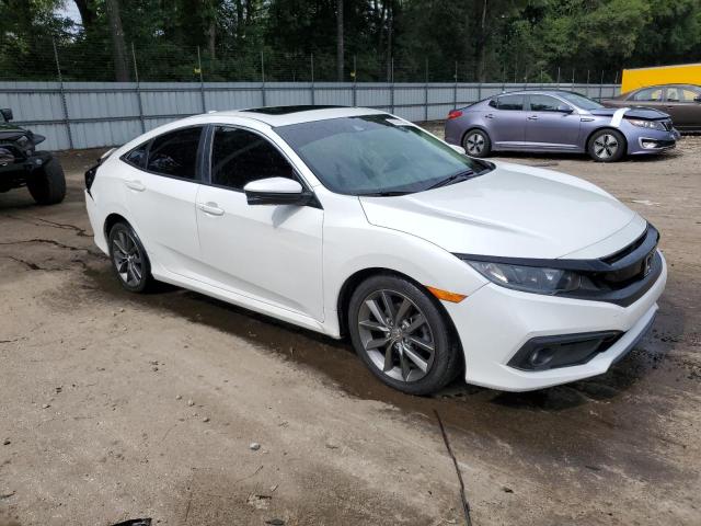 19XFC1F75KE205402 - 2019 HONDA CIVIC EXL WHITE photo 4