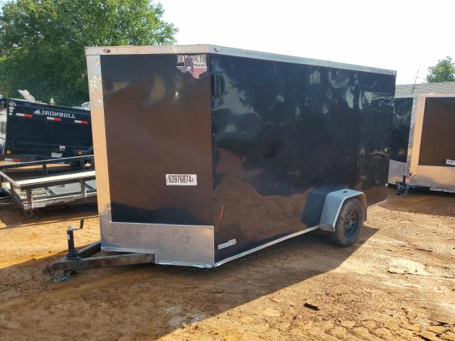 7JKBE1210NH005858 - 2022 CARGO TRAILER BLACK photo 2