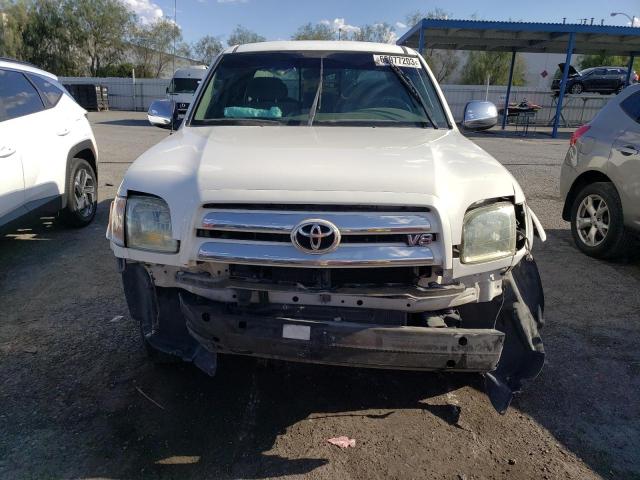 5TBRT34183S397163 - 2003 TOYOTA TUNDRA ACCESS CAB SR5 WHITE photo 5