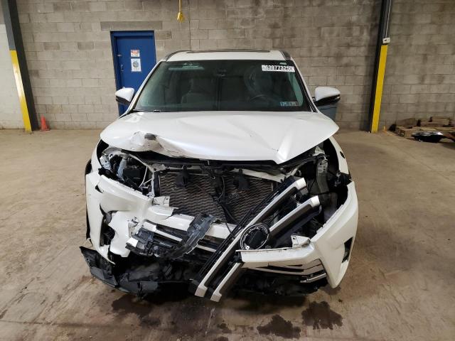 5TDJZRFH1KS714408 - 2019 TOYOTA HIGHLANDER SE WHITE photo 5
