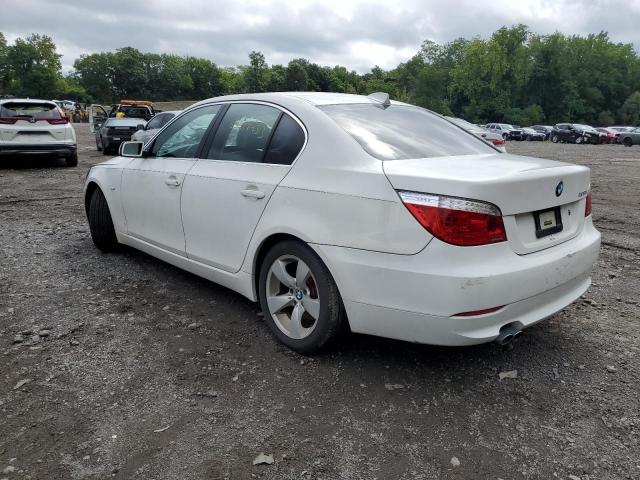 WBANU53598CT08760 - 2008 BMW 5 SERIES I WHITE photo 2