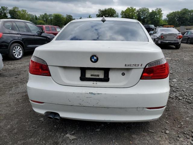 WBANU53598CT08760 - 2008 BMW 5 SERIES I WHITE photo 6